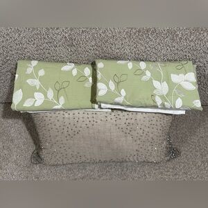 Green Leaf Patterned Pillow Covers
